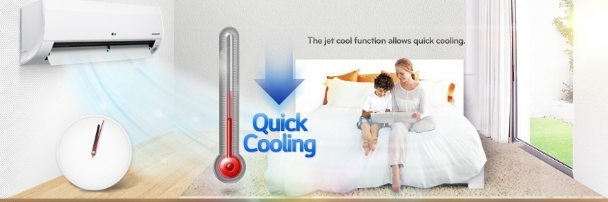 کولر گازی اینورتر 18000 سرد و گرم ال جی مدل نکست فایتینگ